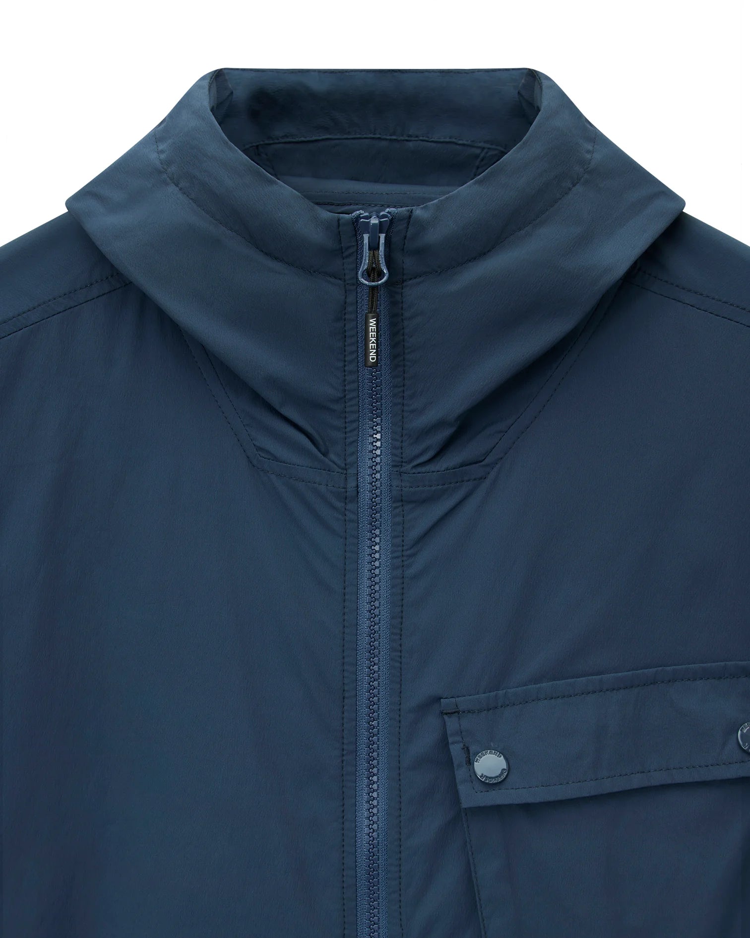 Weekend Offender Temara Windbreaker Jacket Lagoon Blue