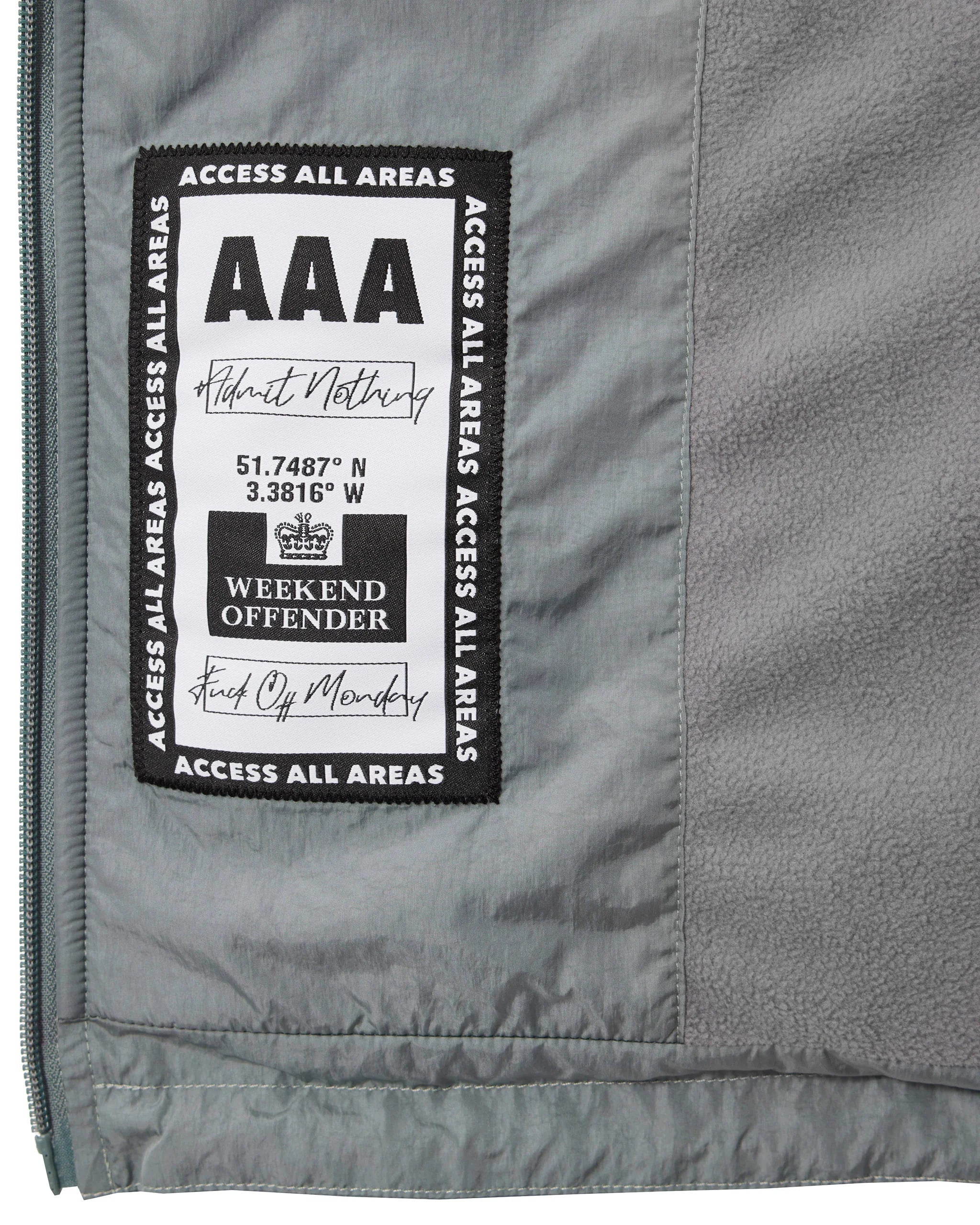 Weekend Offender Technician Fleece Lined Jacket Porpoise Grey