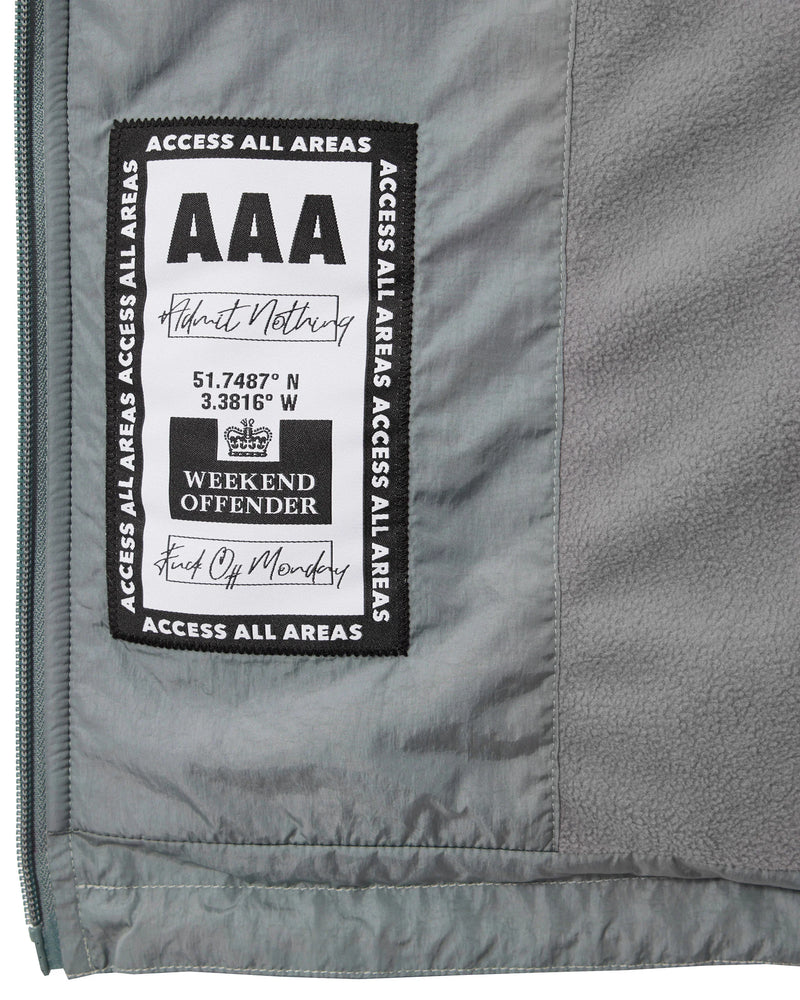 Weekend Offender Technician Fleece Lined Jacket Porpoise Grey