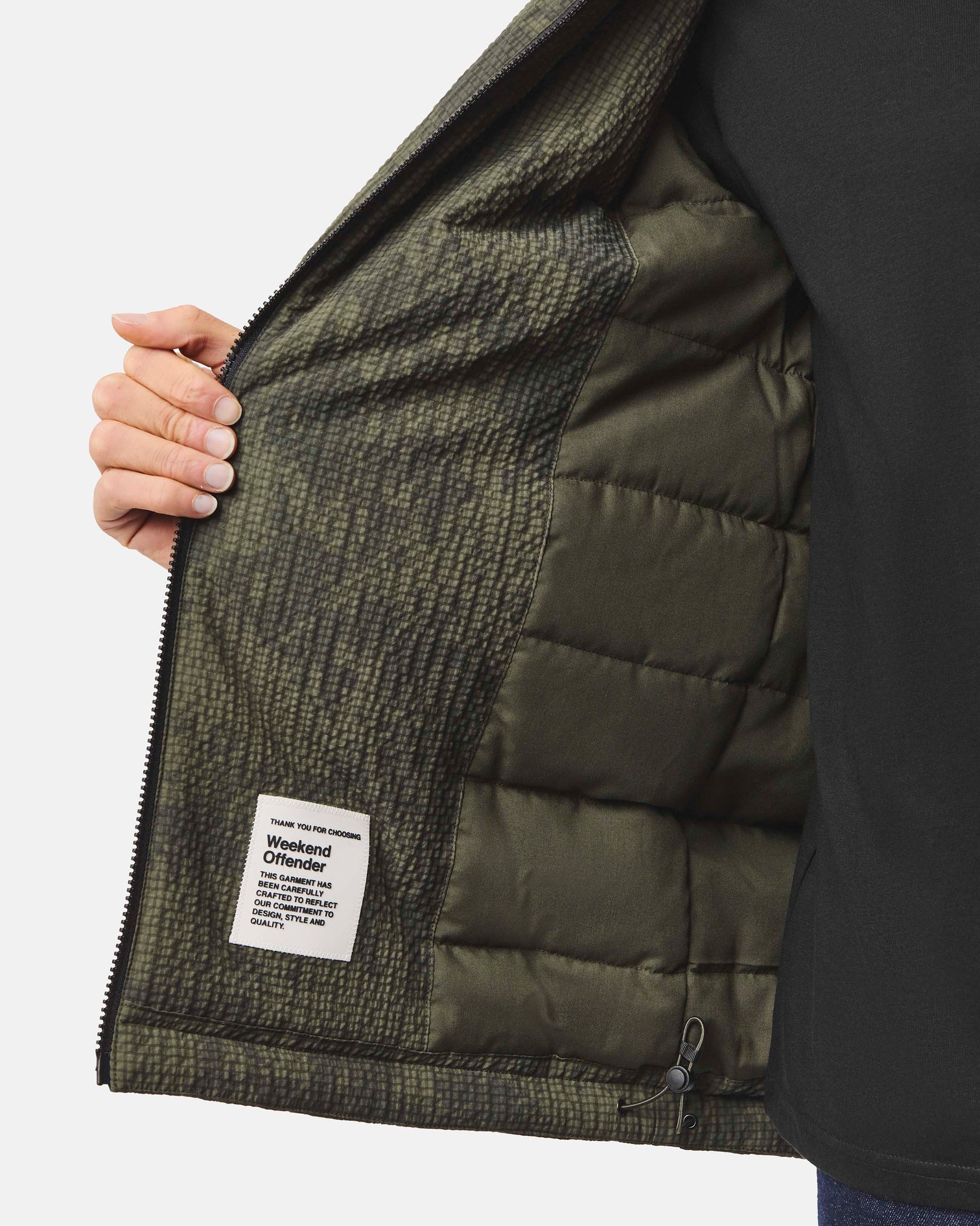Weekend Offender Technician Ero Jacket Black Forest Green