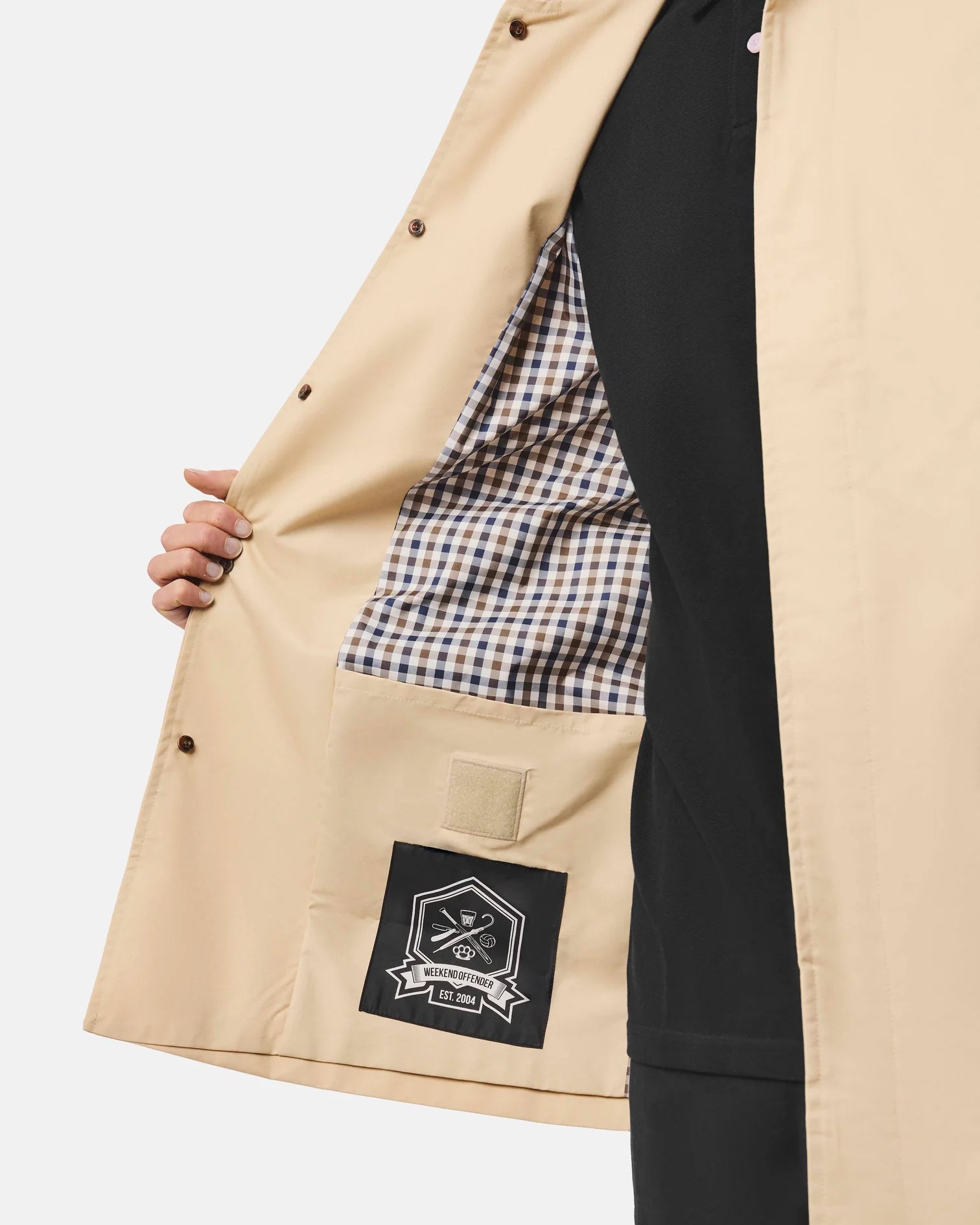 Weekend Offender Whitehouse Mac Jacket Stone