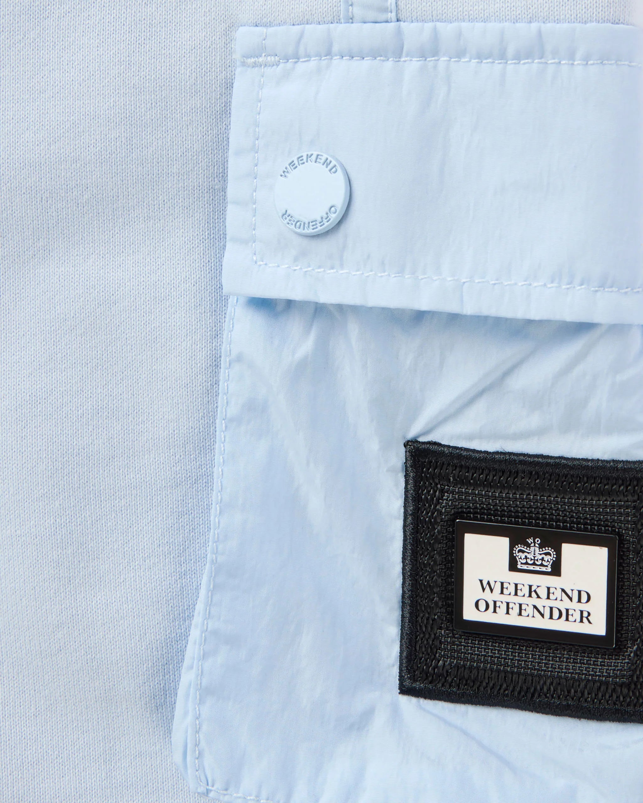 Weekend Offender Kids Nor'Easter Jogger Shorts - SKY BLUE