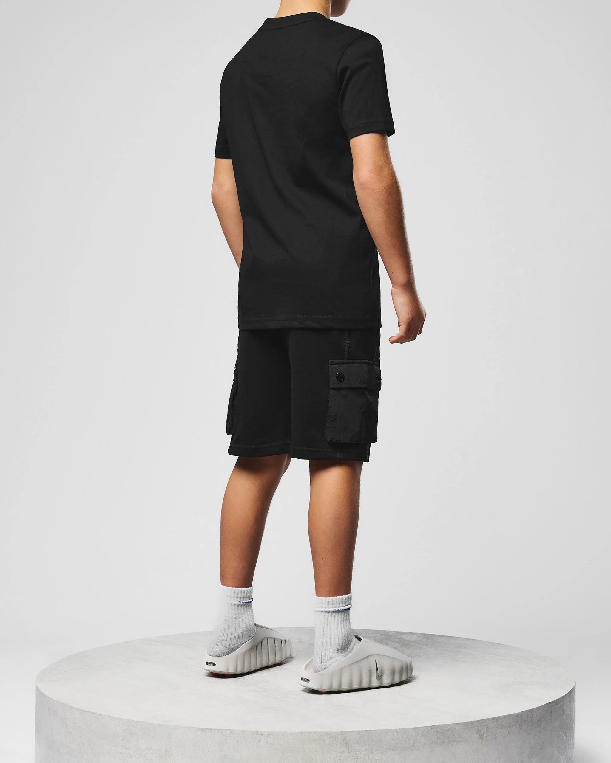 Weekend Offender Kids Nor'Easter Jogger Shorts - BLACK