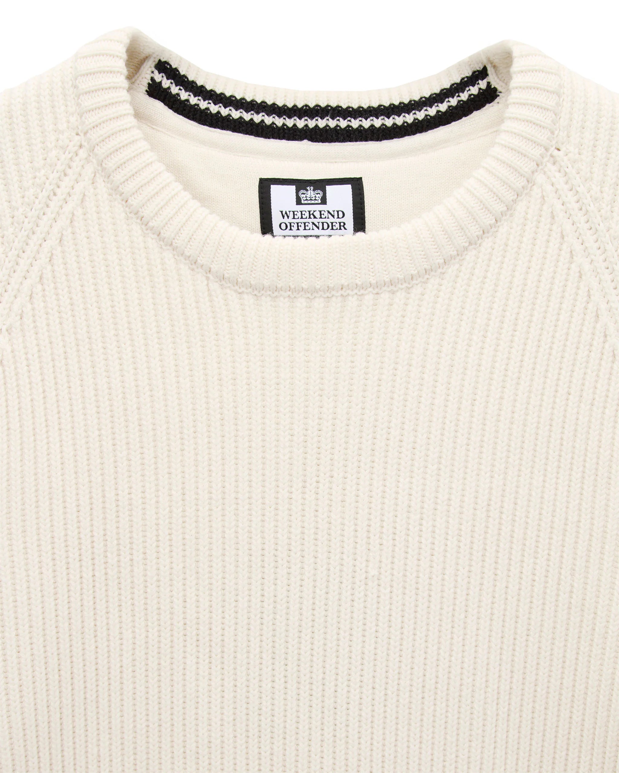 Weekend Offender Morello Knit Jumper — Ivory