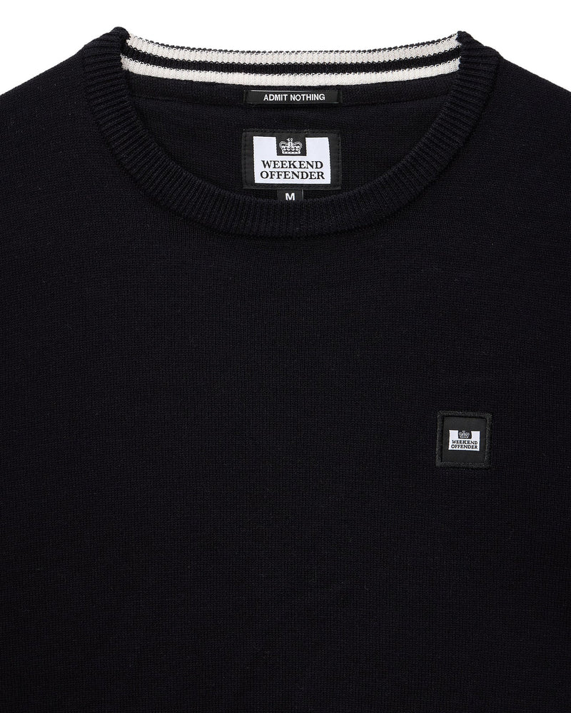 Weekend Offender SOLACE KNITTED SWEATER BLACK