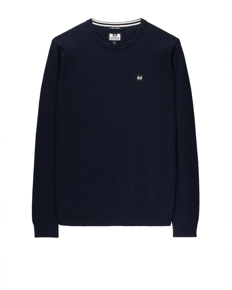 Weekend Offender Solace Knitted Sweater NAVY