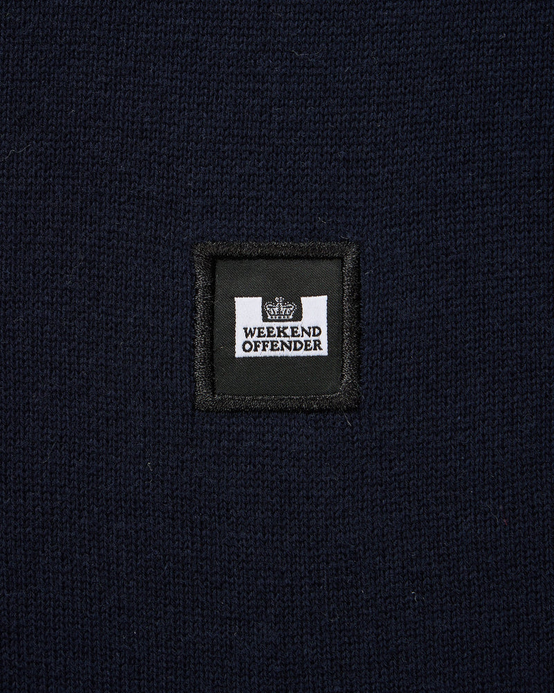 Weekend Offender Solace Knitted Sweater NAVY