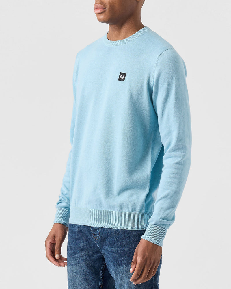 Weekend Offender SOLACE KNITTED SWEATER WINTER SKY BLUE
