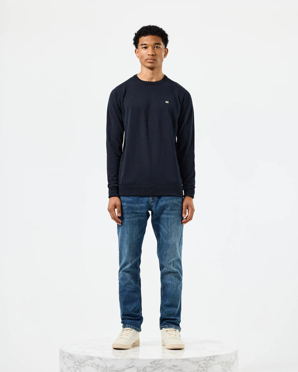 Weekend Offender Solace Knitted Sweater NAVY