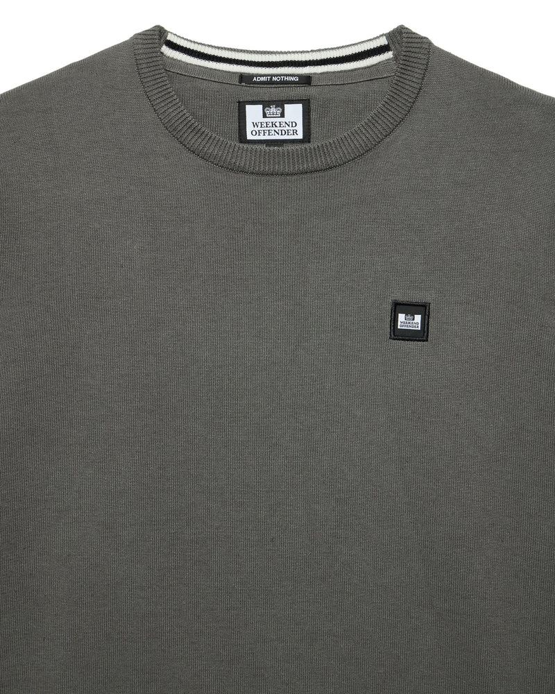 Weekend Offender Solace Knitted Sweater Zinc