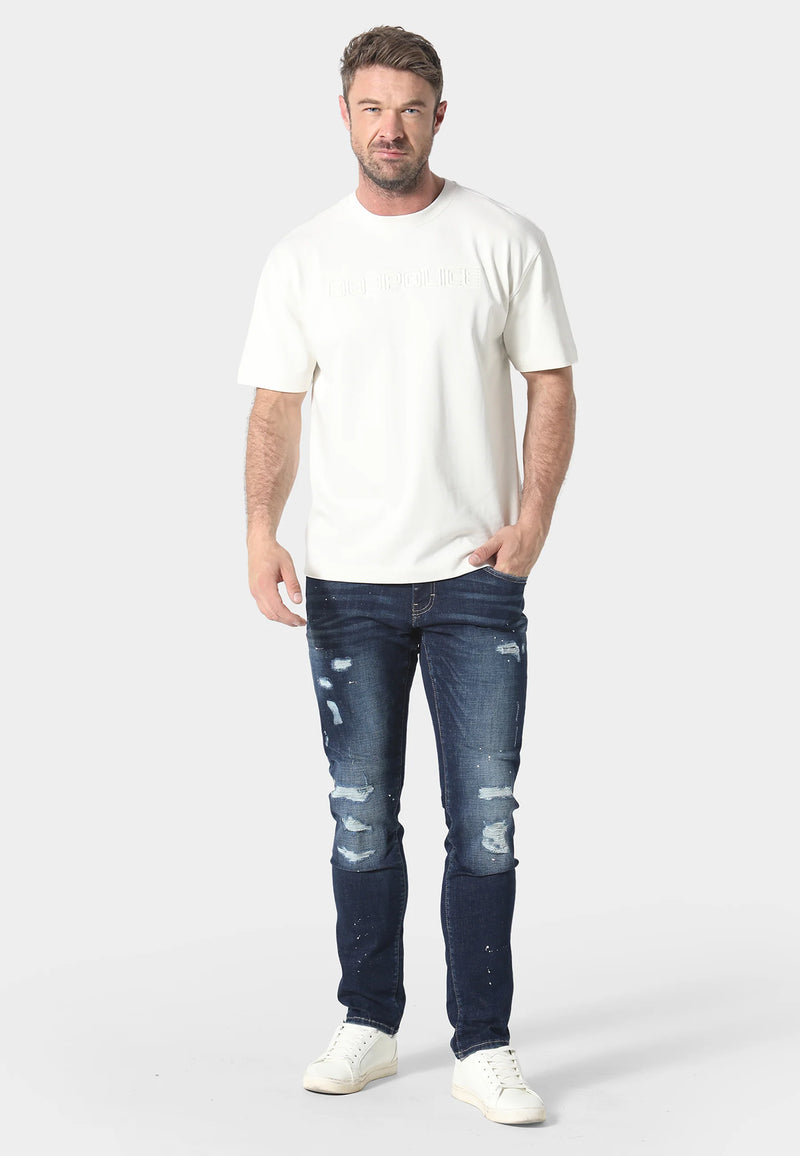 883 Police Lamain T-Shirt BONE WHITE