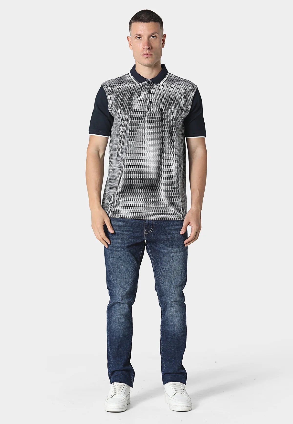 883 Police Lept Classic Polo Shirt Navy
