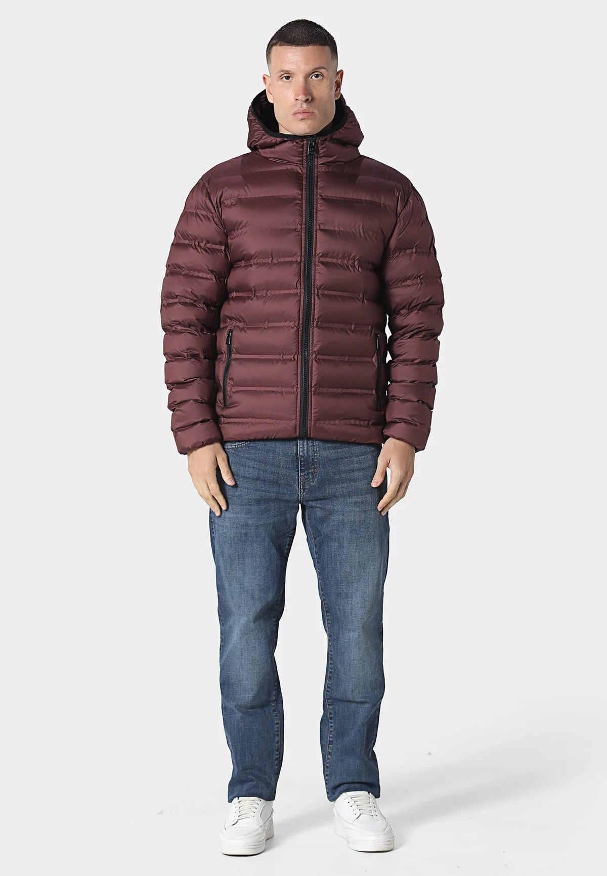 883 Police Lome Padded Jacket Maroon