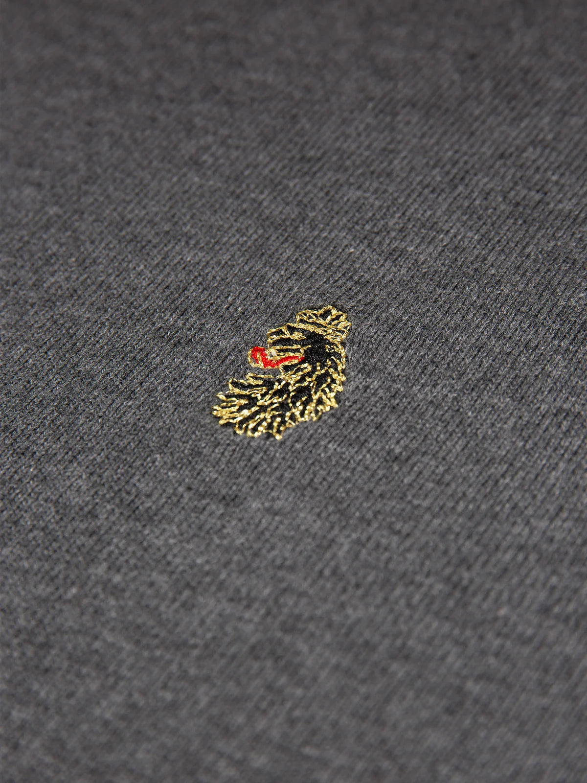 Luke 1977 Gerard Knitted Jumper Charcoal