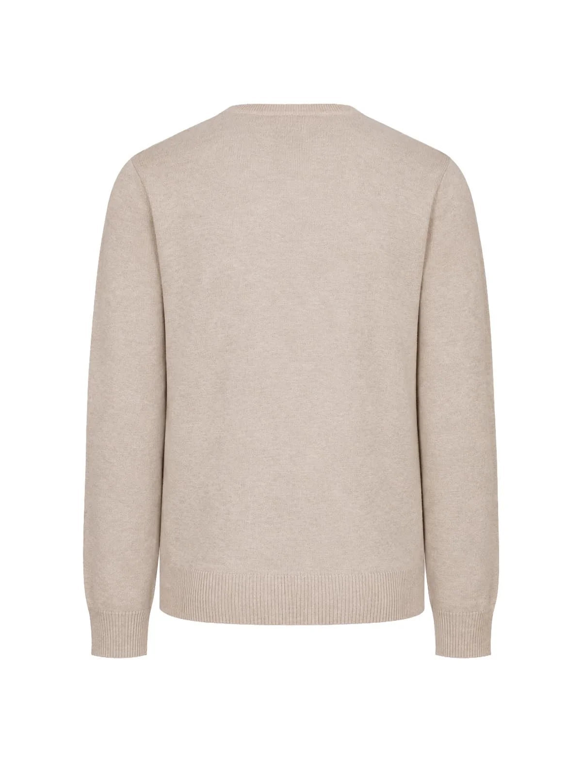 Luke 1977 gerard knitted jumper - stone marle