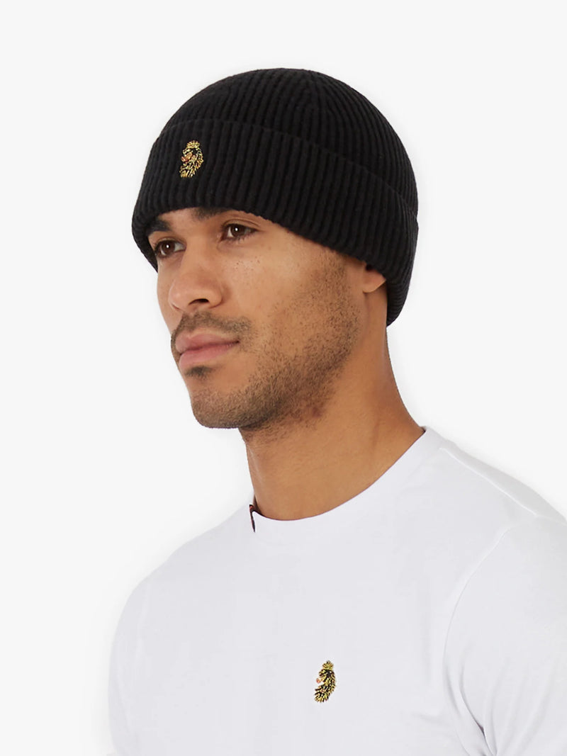 Luke Accessories SKULL CAP BEANIE Black