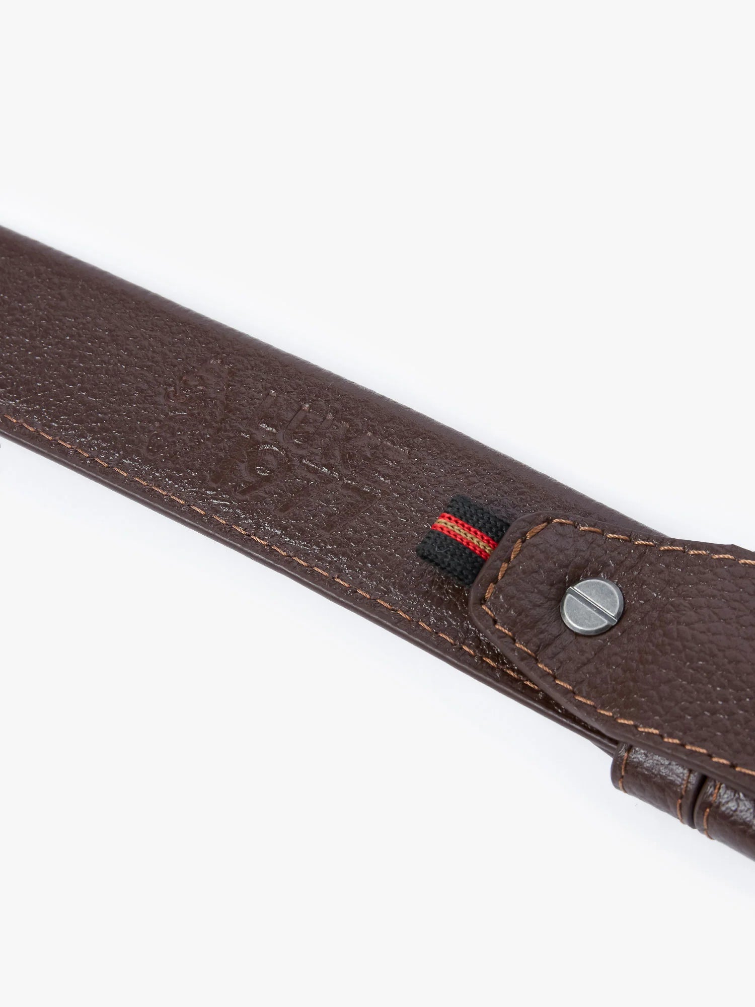 Luke Accessories SATURDAY LEATHER BELT - BROWN