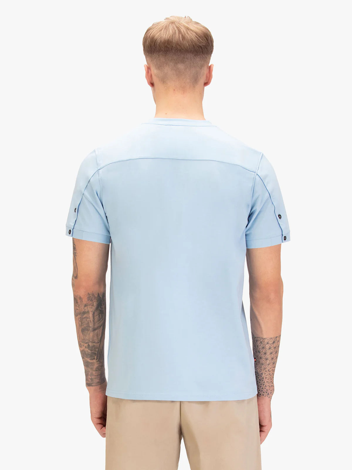 Luke Est 1977 SHANGHAI MODAL T-SHIRT - Sky Blue