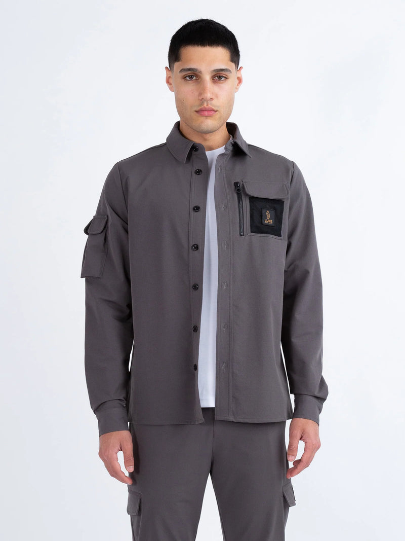 Luke Hulun HULUN TECHNICAL SHIRT - GRAPHITE