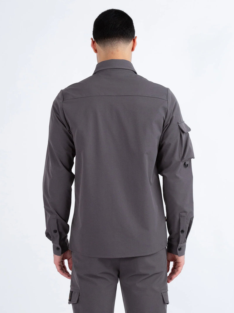 Luke Hulun HULUN TECHNICAL SHIRT - GRAPHITE