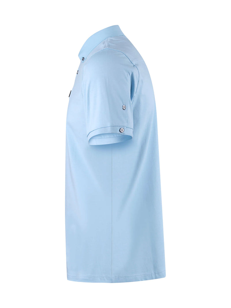 Luke MACAU PREMIUM MODAL POLO SHIRT - SKY BLUE