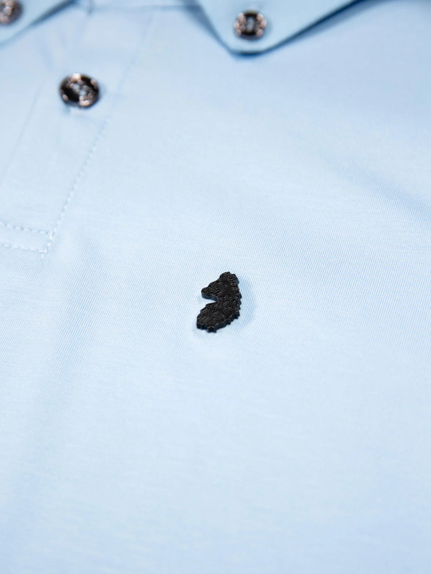 Luke Est 1977 MACAU PREMIUM MODAL POLO - SKY BLUE