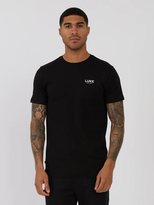 Luke SUPERB T-SHIRT BLACK