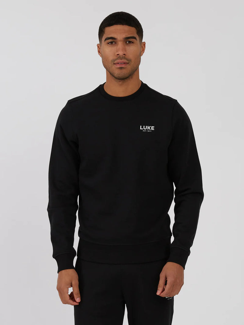 Luke Extatic Sweatshirt -  BLACK