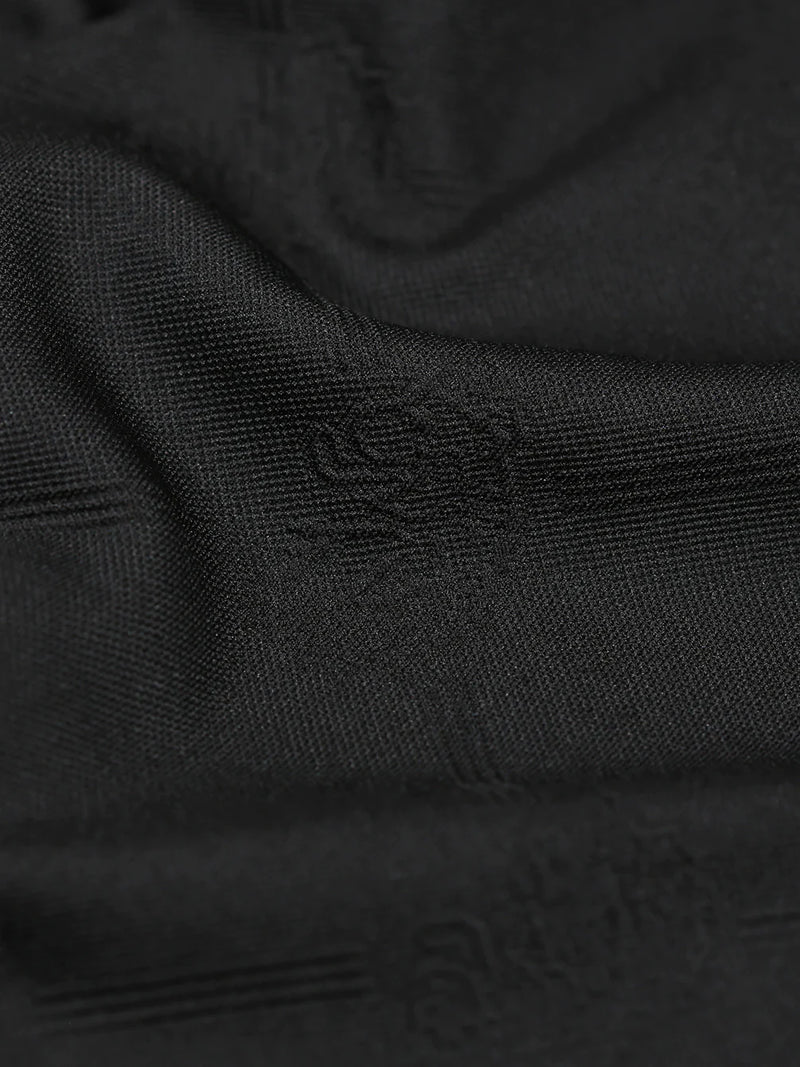 Luke NEST JACQUARD POLO Shirt - BLACK