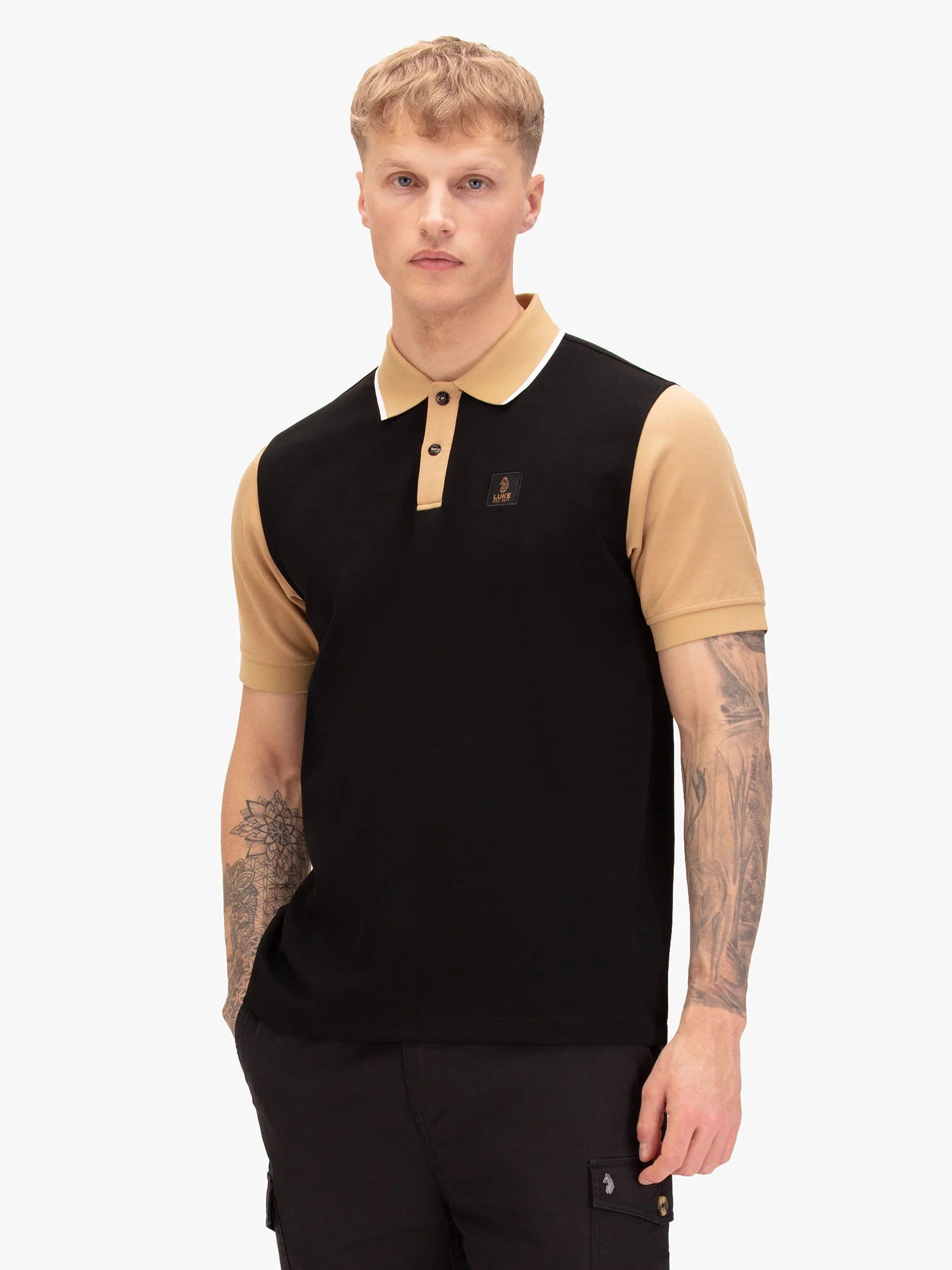 Luke Est 1977 SADDLEWORTH POLO - BLACK
