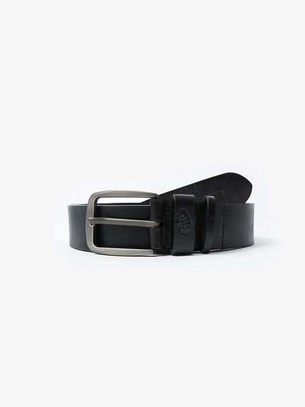 Luke Accessories NEW SUMMIT LEATHER BELT - BLACK