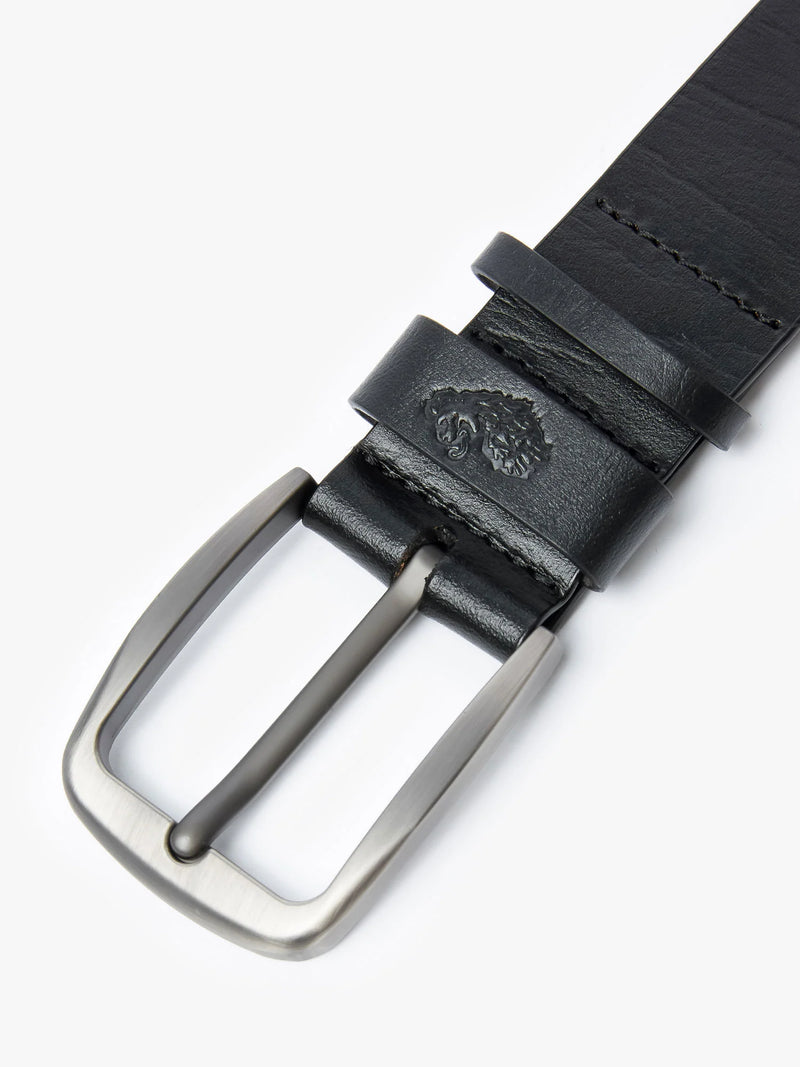 Luke Accessories NEW SUMMIT LEATHER BELT - BLACK