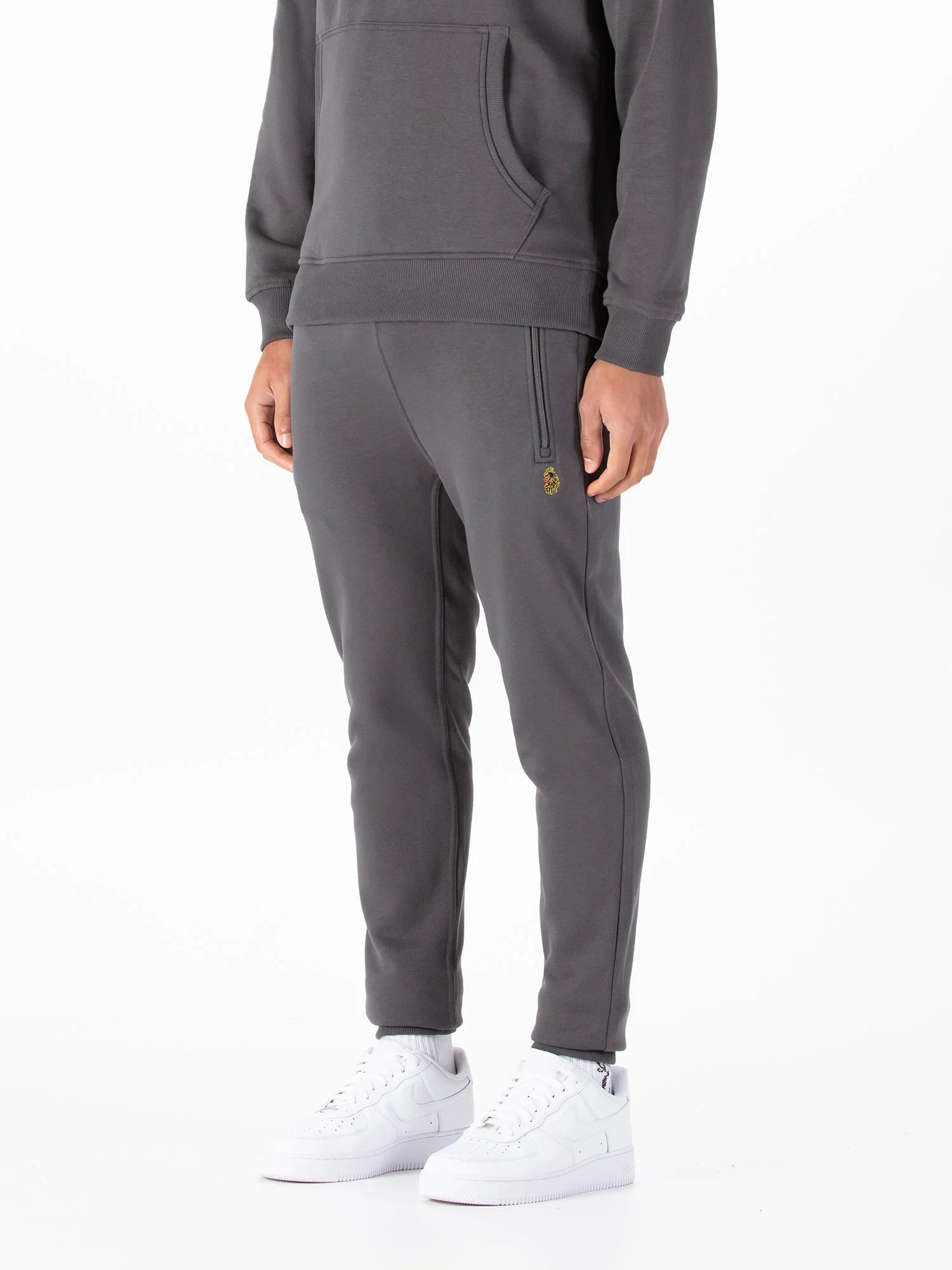 Luke Essentials ROME 1000 JOGGERS - CHARCOAL GREY – DesignerMenswear