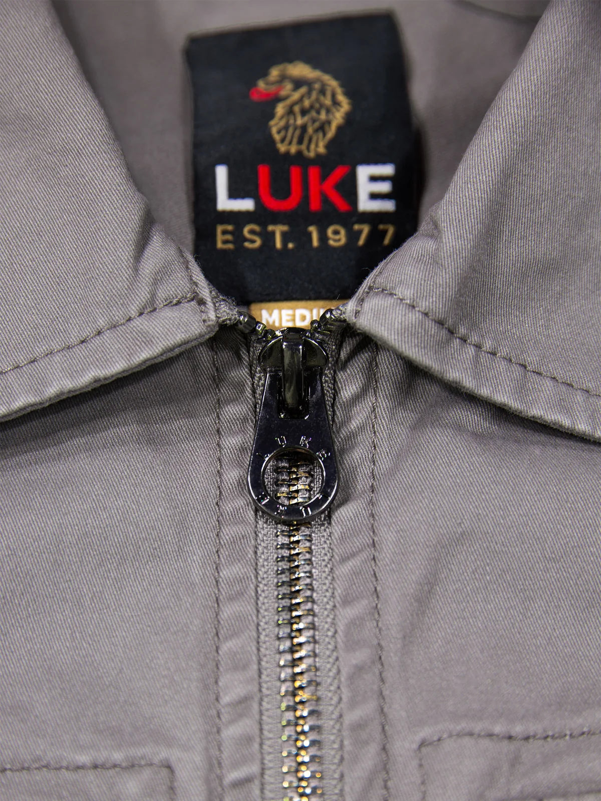 Luke Est 1977 corinth shacket overshirt - concrete