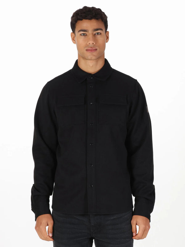 Luke Est 1977 ETTRICK OVERSHIRT - BLACK
