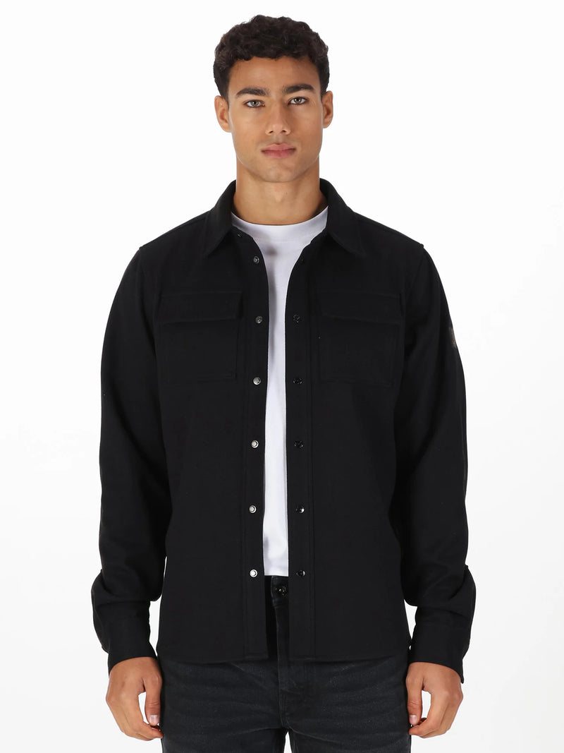 Luke Est 1977 ETTRICK OVERSHIRT - BLACK