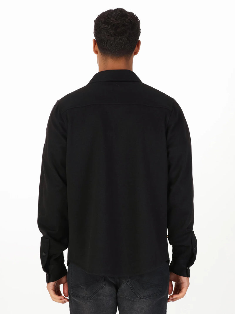 Luke Est 1977 ETTRICK OVERSHIRT - BLACK
