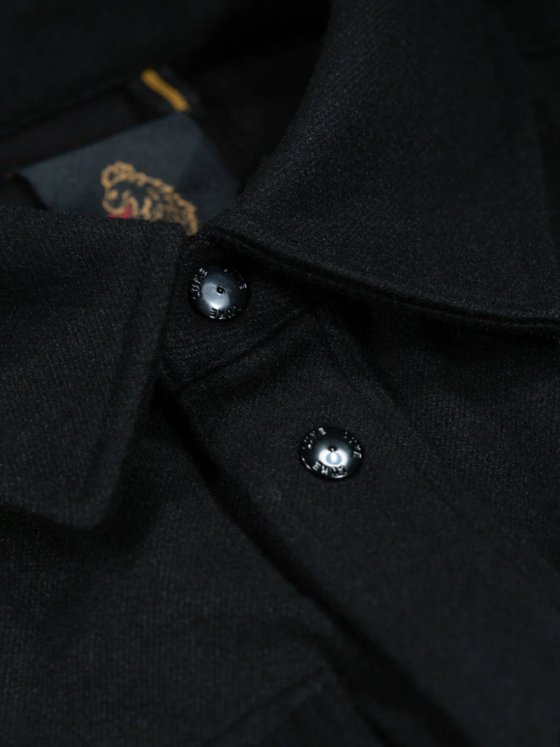 Luke Est 1977 ETTRICK OVERSHIRT - BLACK