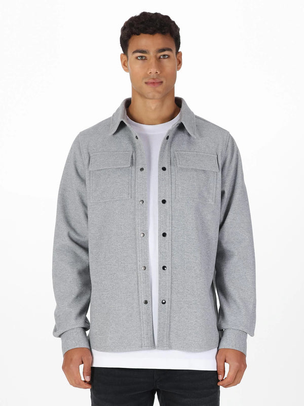 Luke Est 1977 ETTRICK OVERSHIRT - MARL GREY