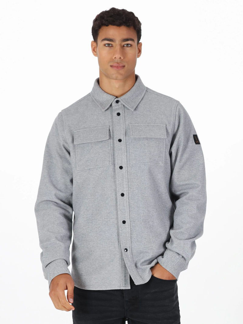 Luke Est 1977 ETTRICK OVERSHIRT - MARL GREY