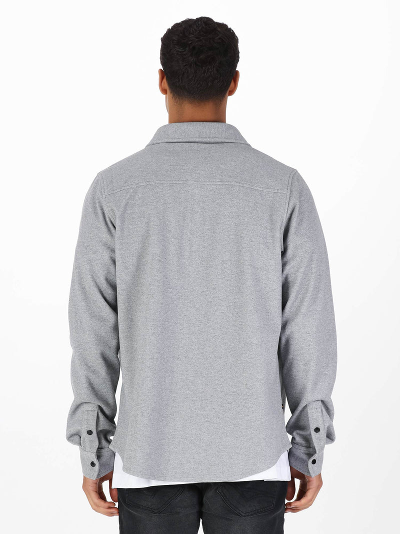 Luke Est 1977 ETTRICK OVERSHIRT - MARL GREY