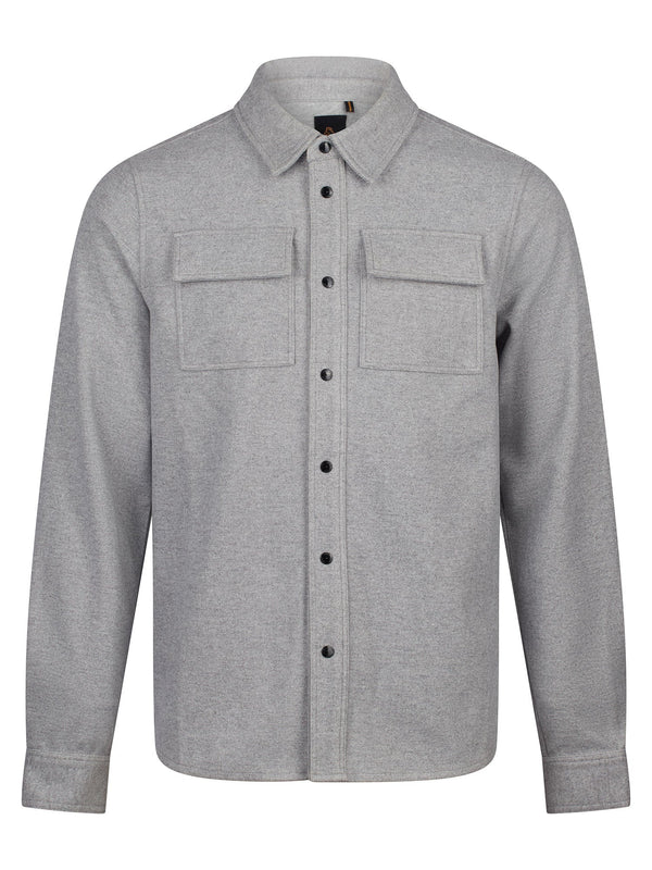 Luke Est 1977 ETTRICK OVERSHIRT - MARL GREY