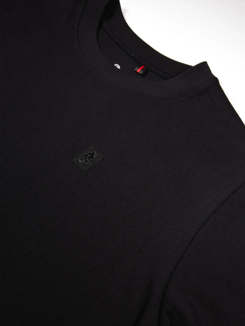 Luke Mainline CLARKE CREW T-SHIRT - BLACK