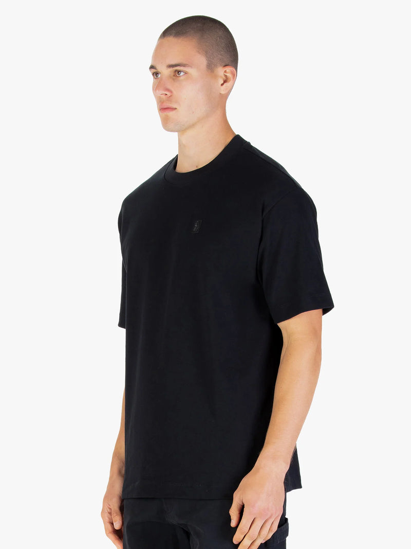 Luke Mainline CLARKE CREW T-SHIRT - BLACK