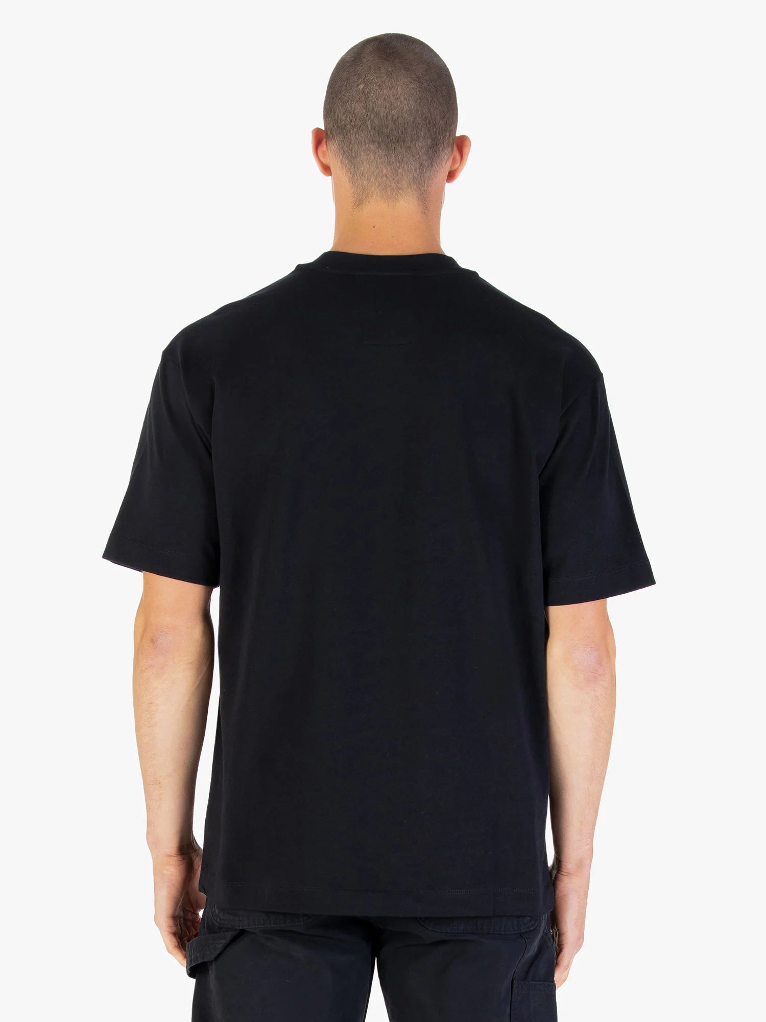 Luke Mainline CLARKE CREW T-SHIRT - BLACK