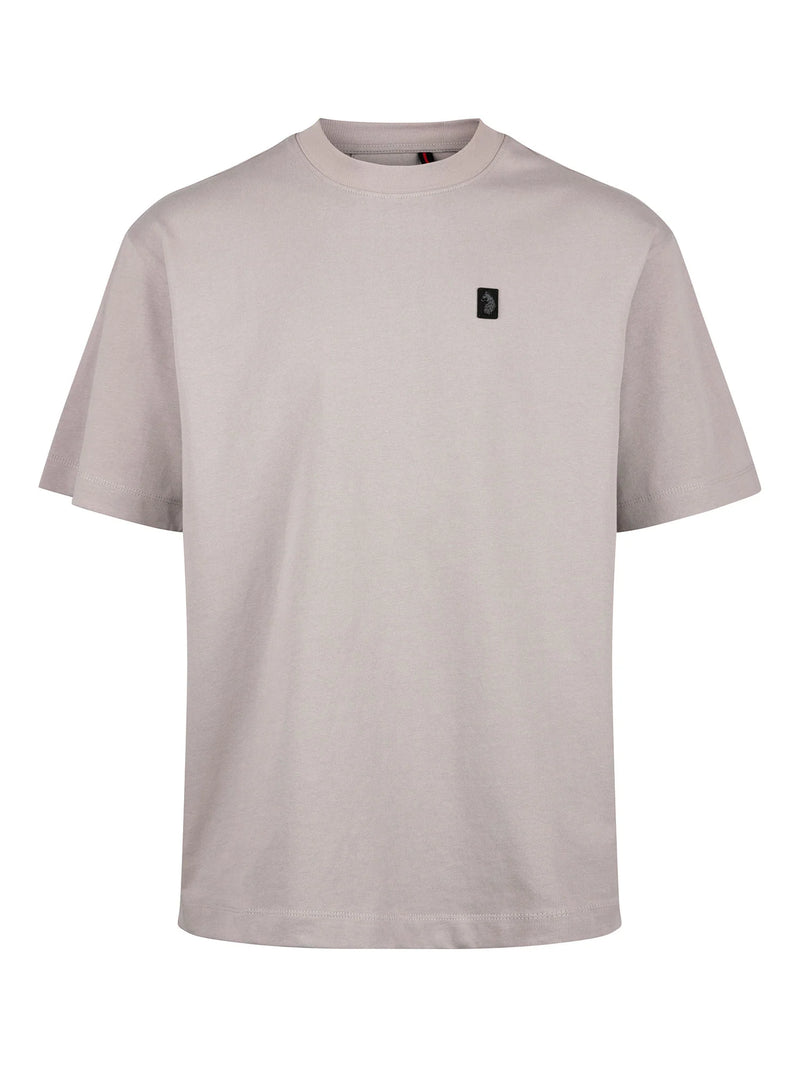 Luke Mainline CLARKE CREW T-SHIRT - CEMENT
