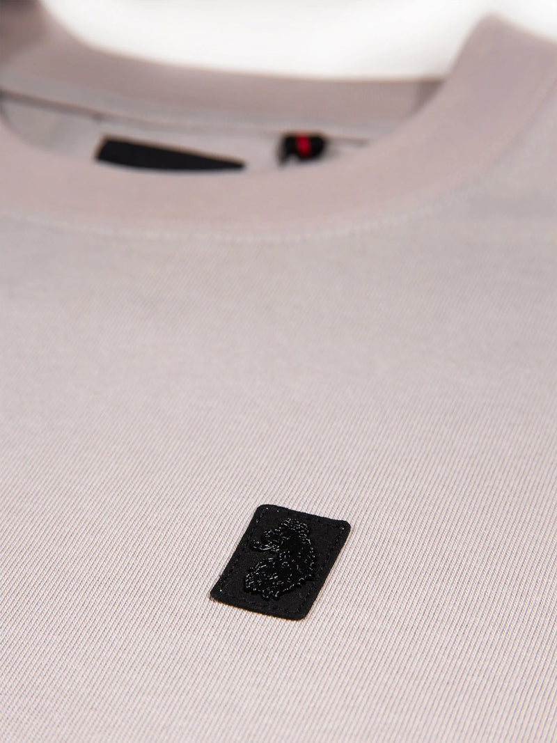 Luke Mainline CLARKE CREW T-SHIRT - CEMENT