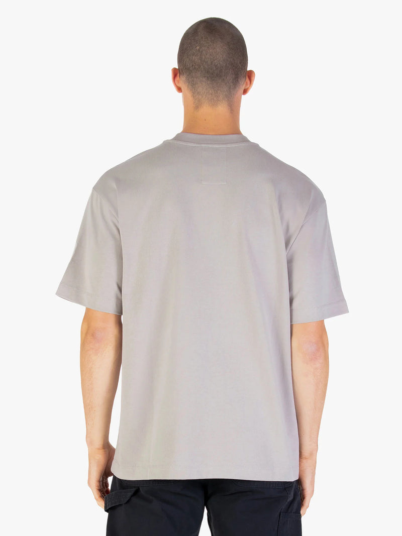 Luke Mainline CLARKE CREW T-SHIRT - CEMENT
