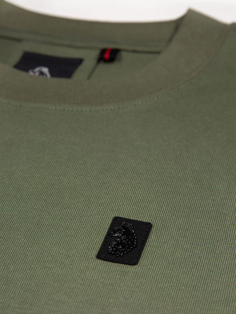 Luke Mainline CLARKE CREW T-SHIRT - CLOVER