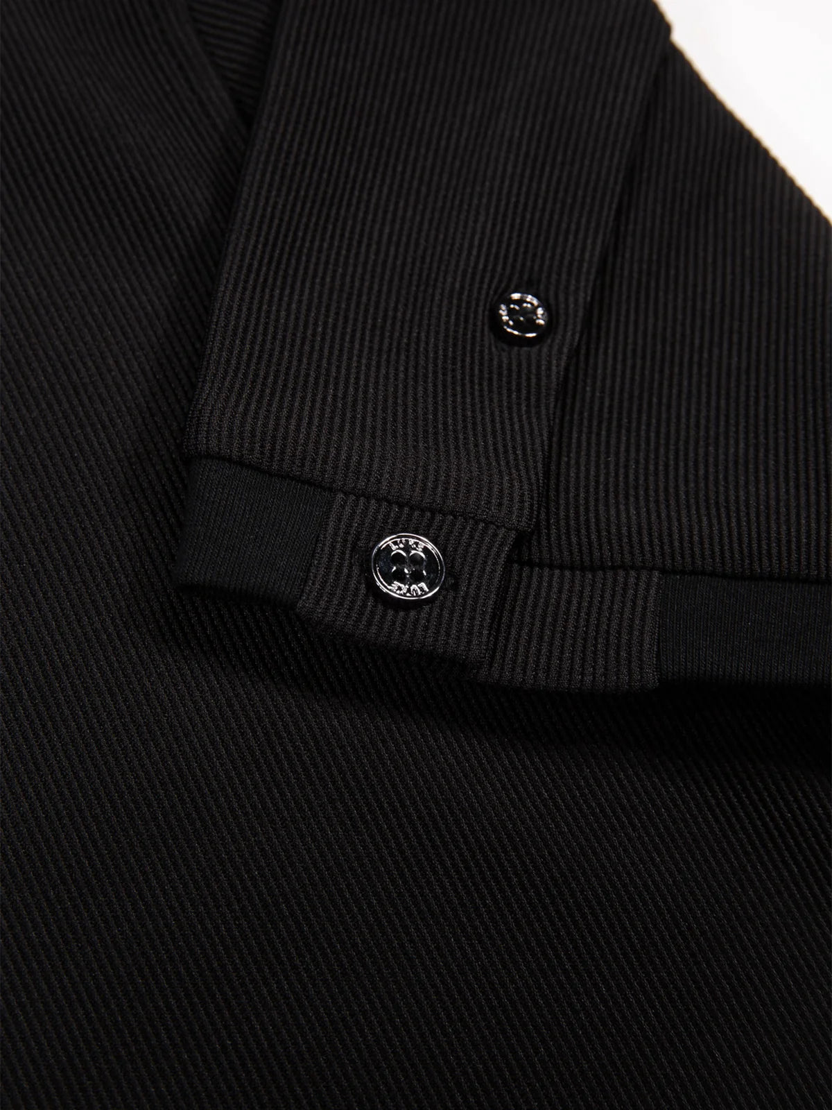 Luke Mainline keswick ribbed modal t-shirt - black